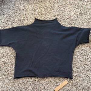 Black SKIMS Mock Neck Top